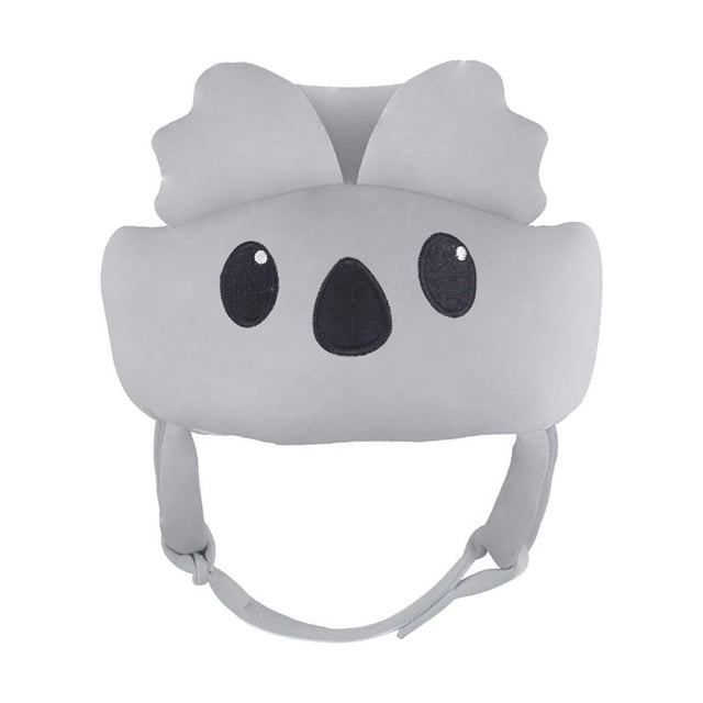 Gorro de seguridad para bebé, gorro protector transpirable de esponja suave para todas las estaciones, gorro protector de dibujos animados para niños Coala