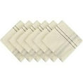 thumbnail image 1 of Design Imports Gray French Stripe Napkin Set of 6, 1 of 4