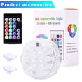 thumbnail image 3 of DONGPAI Pond Lights RGB Underwater Waterproof Pool Light, Remote Control IP68 Waterproof LED Submersible Fountain Lights for Fish Aquarium Tank Garden Yard Pool, 3 of 7
