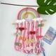 thumbnail image 4 of Organizador de moños para niñas, decoración con colgador de moños de arcoíris, rosa, 4 of 5