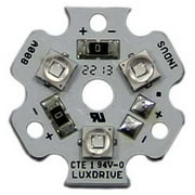 LUXDRIVE Cree XLamp XP-E2 Royal-Blue 3-Up (Triple) LED Star