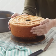 Wilton Premium Non-Stick Angel Food Cake Pan 9.5 x 4-inch Fluted Tube Baking Pan, Packaging May Vary