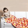 thumbnail image 4 of Suncoda Fall Decor Fall Throw Blanket, Harvest Pumpkins Autumn Maple Leaves Farmhouse Thanksgiving Soft Flannel Blankets Cozy Warm Throw Blankets for Couch Bed Sofa Chair Decor, 4 of 6