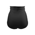 thumbnail image 2 of Ame Women Fashion High Waist Bikini Bottom Ladies Retro Solid Pleated Swimming Briefs Shorts，S-3XL, 2 of 7