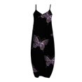 thumbnail image 4 of Robes pour Femmes Décontractées Sans Manches Grande Taille Amples Longues Maxi avec Poches Imprimé Boho Robe de Plage, 4 of 4