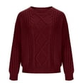 thumbnail image 7 of Womens V Neck Long Sleeve Sweaters, Lightweight Dressy Casual Business Basic Knit Pullover Tops Fall Outfits, 7 of 7