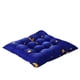 thumbnail image 2 of Cojín De Silla Cepillado 1 cojín de silla de algodón azul marino con estampado de estrellas y espuma viscoelástica para oficina, comedor y suelo. Rkxzt, 2 of 9