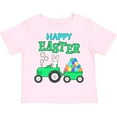 thumbnail image 3 of Inktastic Happy Easter Bunny and Tractor Boys or Girls Toddler T-Shirt, 3 of 5
