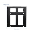 thumbnail image 2 of Shisuyan Universal Ssd Mount Bracket Hard Drive Adapter Metal 1 Set 4.9X3.9X0.8In, 2 of 8