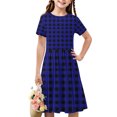 thumbnail image 2 of JoyHoop 2-14 Years Girls Dresses Toddler Casual Summer Dress Cute A-Line Dress for Home School, 2 of 7
