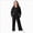 B191--Black, variant on Girls Sweatshirt And Trousers Suit Warm Velvet Suit Casual Sweatshirt Set 5-6 Years Boy Girl Black Fall Winter Tops Pants Pajamas & Dailywear Set
