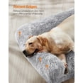 thumbnail image 4 of Feandrea Cama para Perros, Sofá Cama Ortopédico para Perros Medianos y Grandes, Cama para Perros Impermeable con Funda Lavable Extraíble, 42 x 31,5 x 9 Pulgadas, Gris Ombré UPGW233G01, 4 of 5