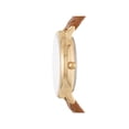 thumbnail image 3 of Time and Tru Women's Crystal Accent Gold Tone Watch with Textured Strap, 3 of 4