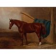 thumbnail image 3 of H. Moore 18x15 Black Modern Framed Museum Art Print Titled - Portrait of a Horse (1859), 3 of 5