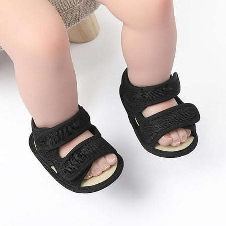 

Bnwani Childs Shoes Casual Slip Ons Shoes Kids Shoes Baby Toddler Boys Non-Slip Soft-Soled Breathable Summer Casual Shoes Black Size 12