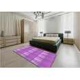 thumbnail image 5 of Ahgly Company Machine Washable Indoor Rectangle Transitional Violet Purple Area Rugs, 5' x 8', 5 of 7