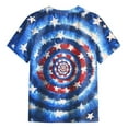 thumbnail image 4 of Gubotare Boys American Flag Shirt Little Boy Clothing Children Kids Boys Print Casual T Shirt Clothes Tops Girls Boys Tops Summer Cool (Dark Blue,Size 12-13 Years), 4 of 5