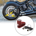 thumbnail image 3 of Unique Bargains Red Motorcycle Motorbike Anti-thief Safety Security Disc Lock System w 2 Keys, 3 of 5