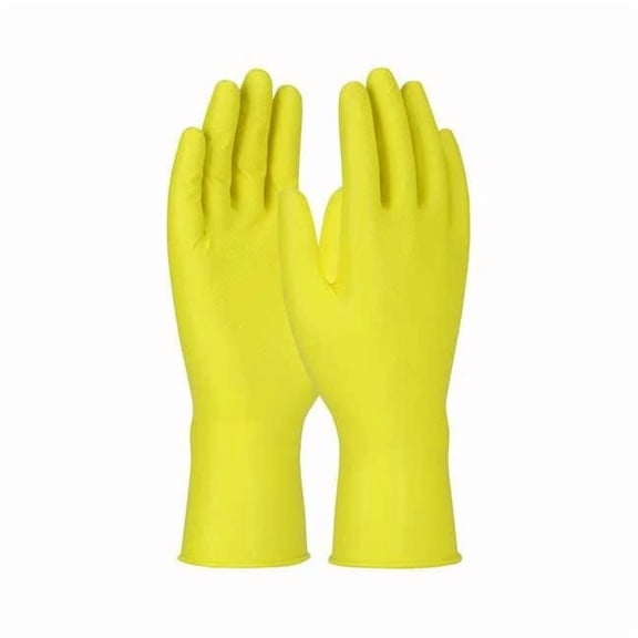 Pip Disposable Gloves, Yellow, L, 9, PK48 67-306/L