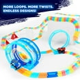 thumbnail image 4 of Blaze and the Monster Machines TurboTwist Racers Boost Pack - Glow in the Dark Racing Loop & Tracks Expansion Set for Kids Ages 3-10, 4 of 7