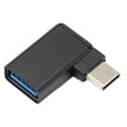 thumbnail image 1 of 90 Degree USB To Type C Adapter, Simple Structure USB Female To USB C Male Connector Mini Portable Aluminum Alloy Plug and Play  for Cell Phone, 1 of 7