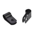thumbnail image 2 of Clips para cables R tipo de Unique Bargains, sujetador de 6.4mm para gestión de cables en casa u oficina, negro, 100 piezas, 2 of 5