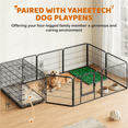 thumbnail image 6 of Alden Design 42″ Dog Crate with 2 Doors and Pull-out Tray for Large Dog, Black, 6 of 8
