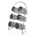 thumbnail image 5 of Wicca Kitchen Witch Alchemy Apothecary Jar Spice Metal Rack With 6 Glass Jars, 5 of 10