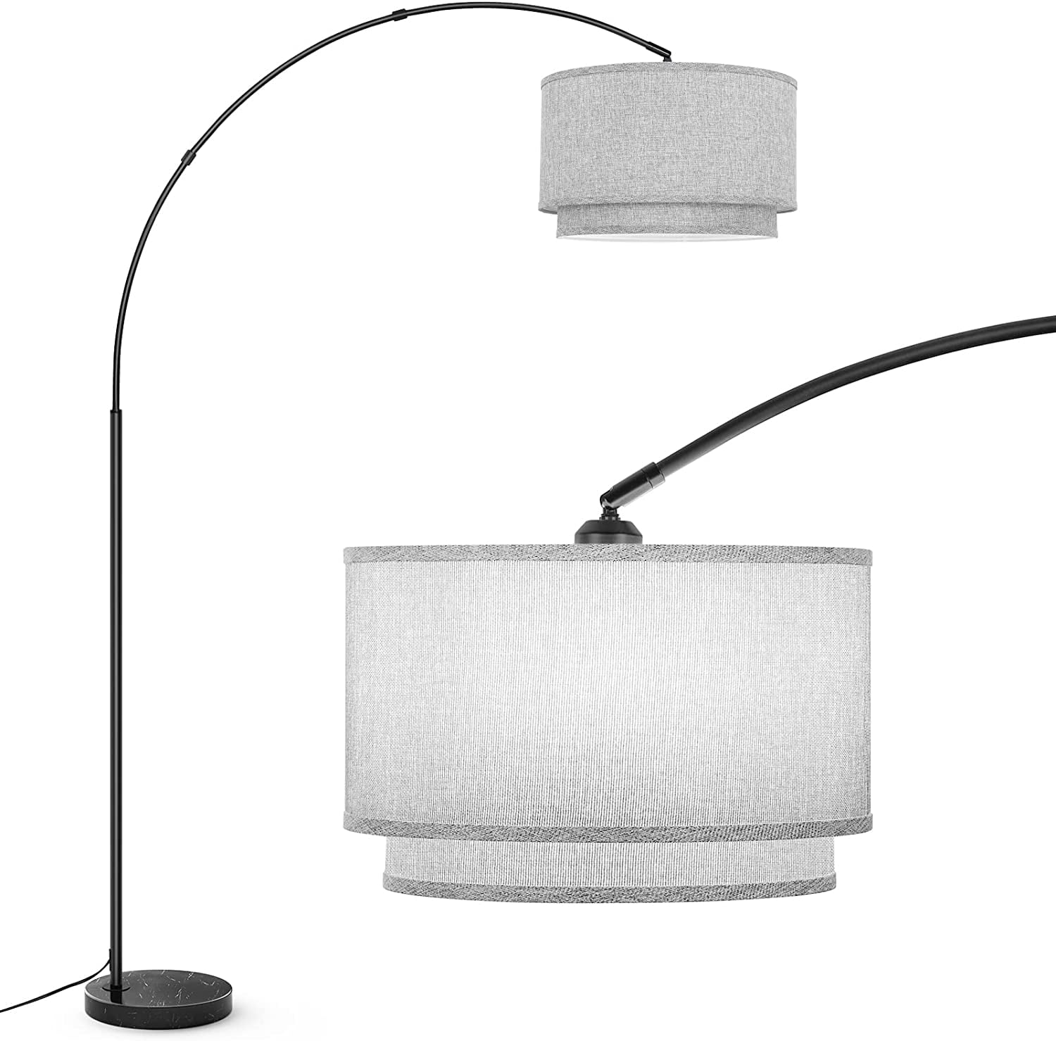 LATOUMSKGN Floor lamp for Living Room, Modern Adjustable Floor Standing