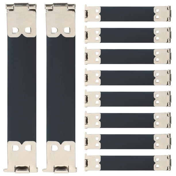 20 bisagras de metal flexibles para bolsos, con clip de resorte, accesorios para manualidades