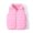 Pink, variant on Boys Girls Vest Warm Winter Coat Fleece Winter Jacket Thicken Jacket Ea-Hot Pink-(6 Years)
