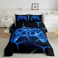 thumbnail image 2 of Castle Fairy Abstract Gamer 2pcs Bedding Comforter Set,Video Game Twin Comforter Sets,3D Geometric Breathable Bedding Set,Super Cozy Gamepads Room Decor,Reversible, 2 of 8