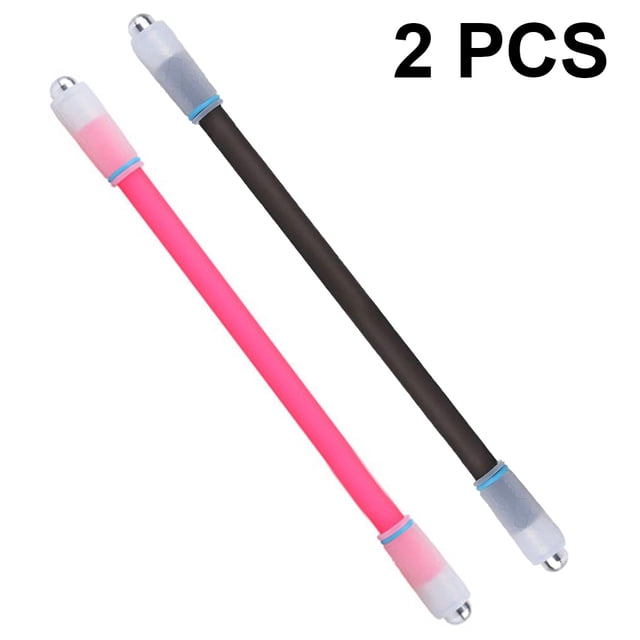 Un bolígrafo giratorio para adultos y niños para aliviar el estrés y ejercitar la coordinación.Negro+Rojo Xemadio 222594-2