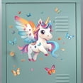 thumbnail image 2 of Adhesivos de pared con dibujos animados de unicornios que brillan en la oscuridad, 2 of 4