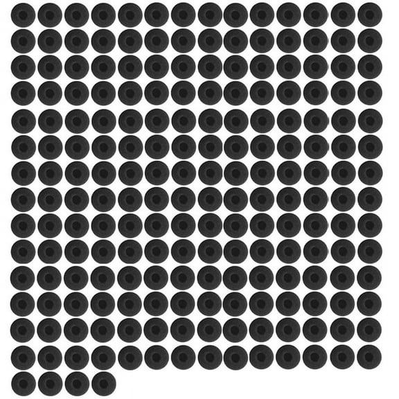 200PCS Replacement Ear Tips Headsets Earbuds Soft Sponge Foam Protective Sleeve Headphone Protector Cover Black