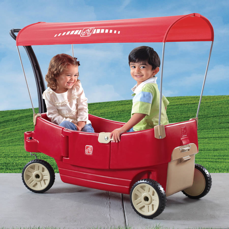 Step2 All Around Canopy Wagon, Red 