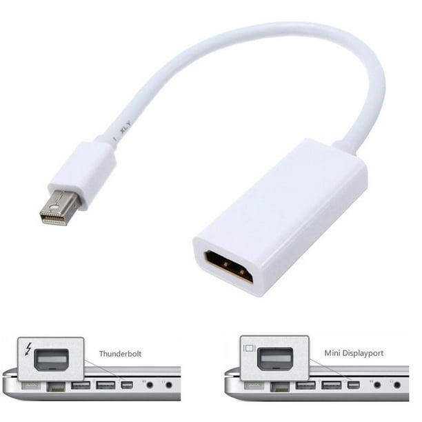Simyoung DP Display Thunderbolt Male To HDMI Female Audio Video Converter For For Apple - Walmart.com