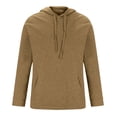 thumbnail image 3 of YYDGH Unisex Mens Hoodie Long Sleeves Plain Hooded Sweatshirt Loose Fit Pullover Solid Color Hoodies Top Undershirt, 3 of 5