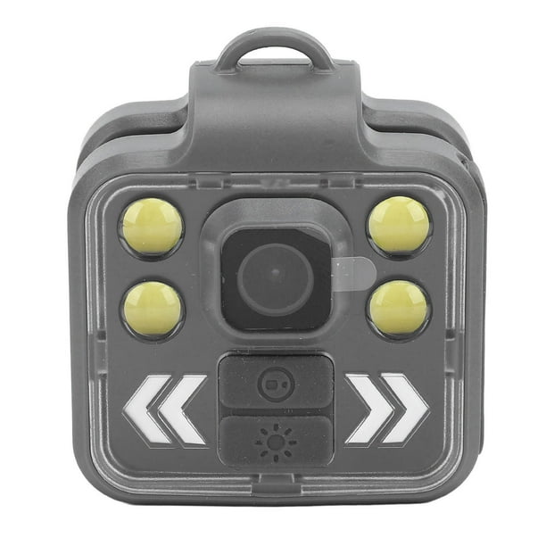 Cámara Deportiva del Cuerpo, IP65 Impermeable 3 Modo de Luz Ajustables Linterta 1080p RecordAradora de Videos de Visión Nocturna de Alta Definición para Servismo