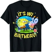 Mademark x SpongeBob SquarePants - Spongebob It's My 10th Birthday Cake B-Day Kids Spongebob T-Shirt