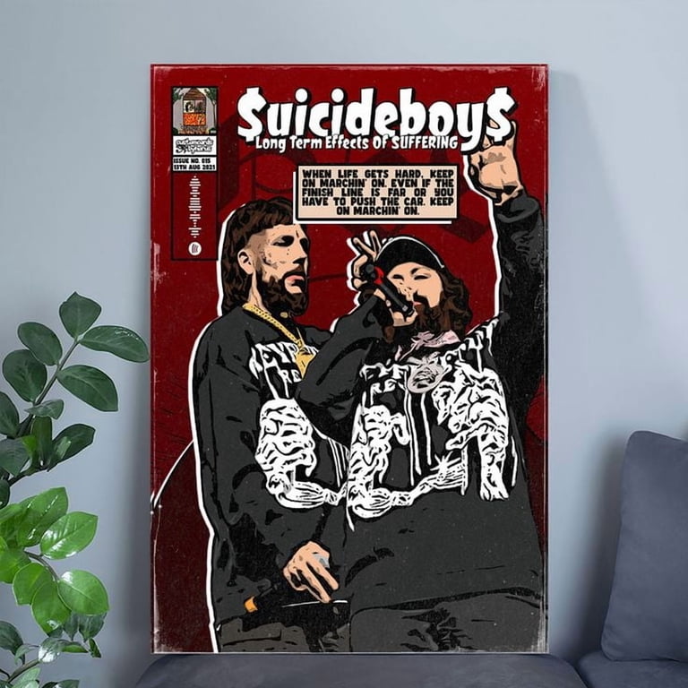 uicideboy$ Comic Book Cover G59 Suicideboys Retro Style - Size 24