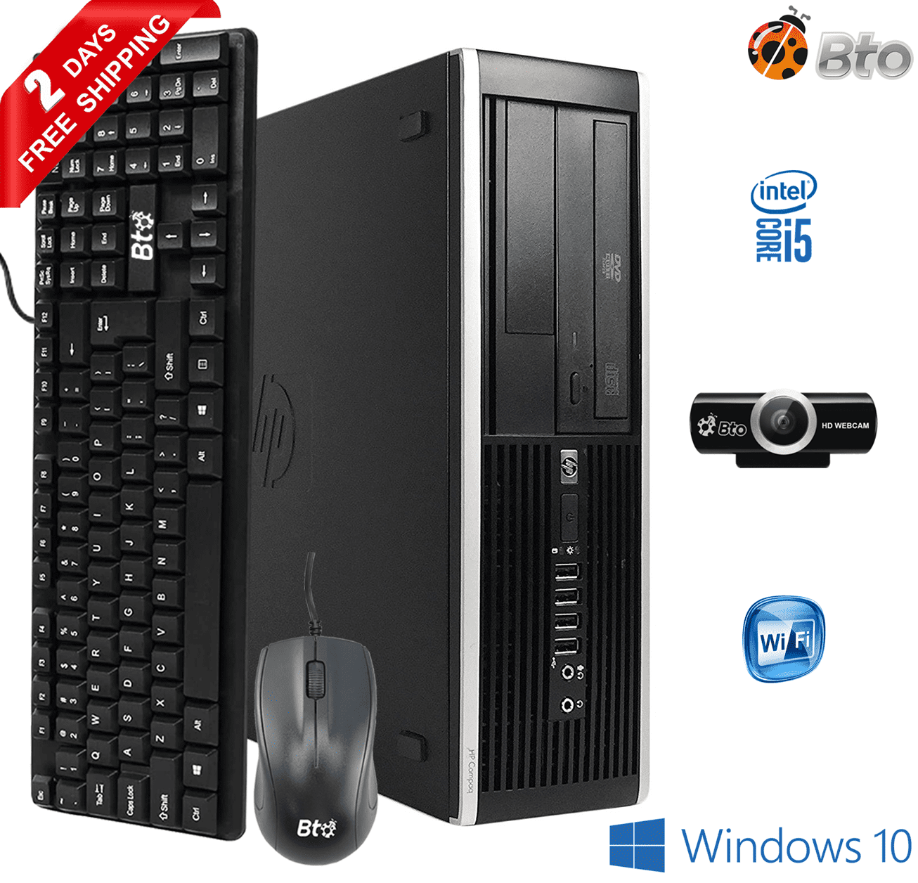 Restored HP 6300 Pro SFF Gaming Desktops Intel Core i5 16 GB Ram, 1 TB ...