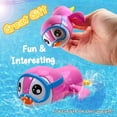 thumbnail image 5 of Baby bath water toy - Monkey Bath Toys for Toddlers and Kids 1-3 2-4 3-5, red Backstroke Monkey Wind Up, Novelty Wind Up Bath and Floating Pool Toys for Babies 0-6 6-12 Months, 5 of 5