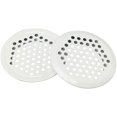 thumbnail image 4 of Rejilla de ventilación de acero inoxidable de 35 mm: 24 piezas para guardarropas y muebles, color blanco y negro, malla inferior circular para flujo de aire, 4 of 5
