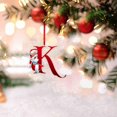 thumbnail image 3 of Ornament Craft Hooks Easter Paper Decorations Clear for Crafts Bulk Christmas Decorations New Apartment Ornament 26 Alphabet Christmas Tree Hanging Decorations Santa Hanging Letters Hanging, 3 of 3
