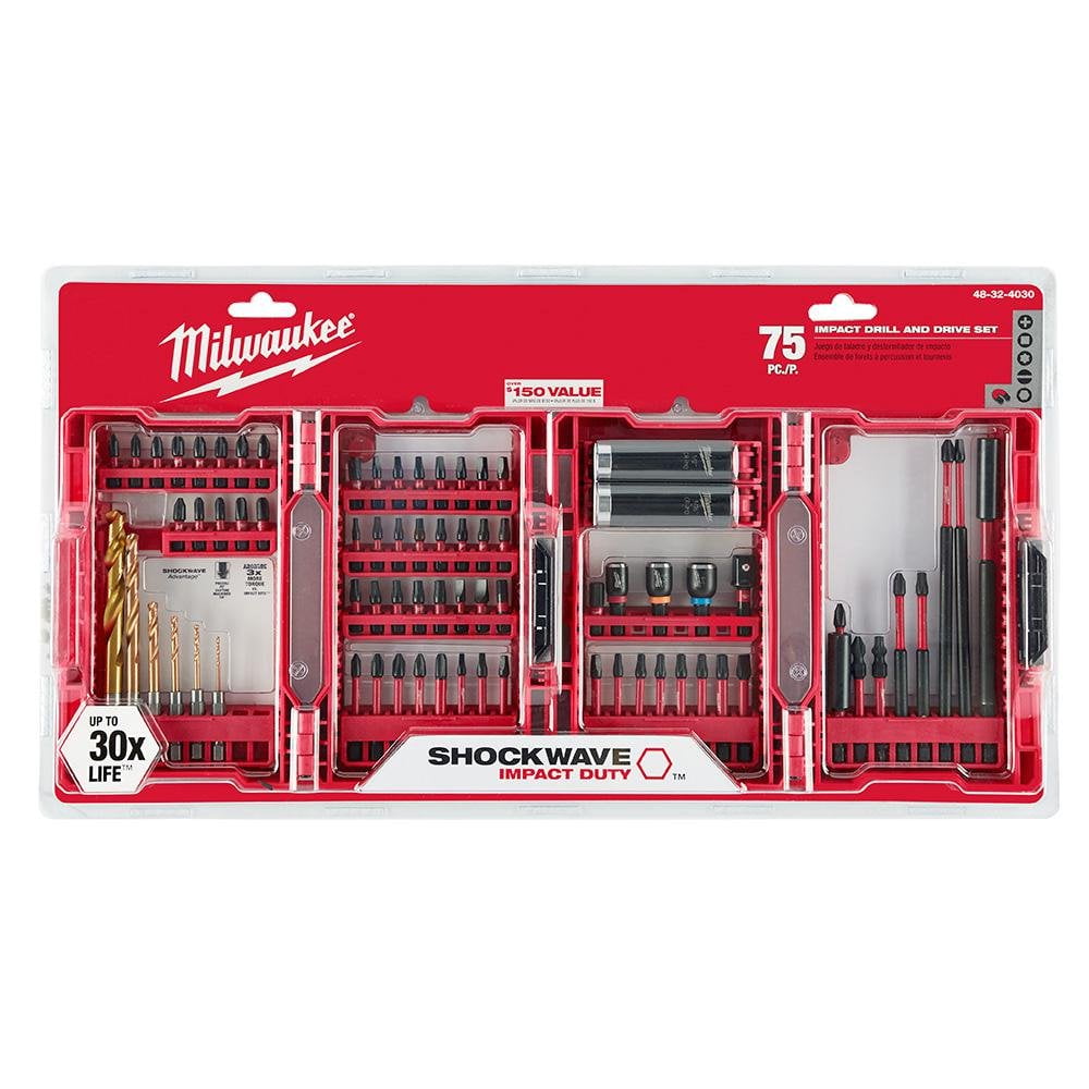 Milwaukee 48-32-4017 56-Piece Shockwave Impact Duty Drill and Drive Set New USA Milwaukee 48-32-4017 56-Piece Shockwave Impact Duty Drill and Drive Set New USA