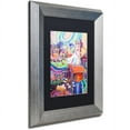 thumbnail image 2 of Trademark Fine Art "Poppycock" Canvas Art by Josh Byer, Black Matte, Silver Frame, 2 of 4
