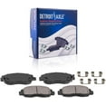 thumbnail image 7 of Detroit Axle - Front Brake Kit for 2006-2011 Honda Civic Drilled & Slotted Disc Brake Rotors and Ceramic Brakes Pads 2007 2008 2009 2010 Replacement, 7 of 7