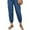 Blue, variant on Women's Pants Casual Plain Jogger Blue S (4)