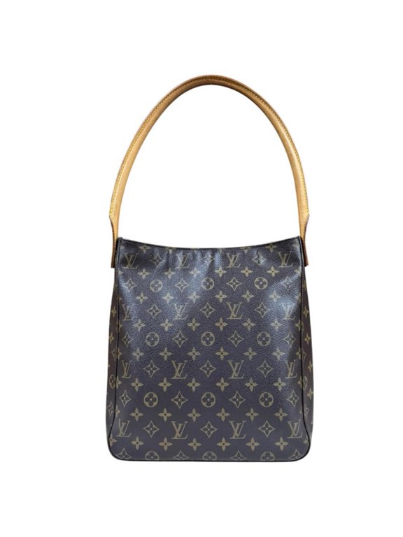 Pre-Owned Louis Vuitton Looping GM Monogram Shoulder Bag, Canvas M51145 Brown, Women's LOUIS...